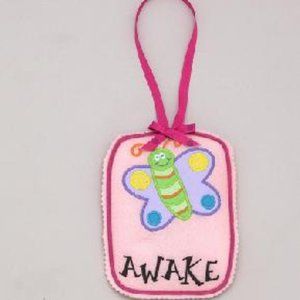 Mullins Square Butterfly Baby Door Hanger